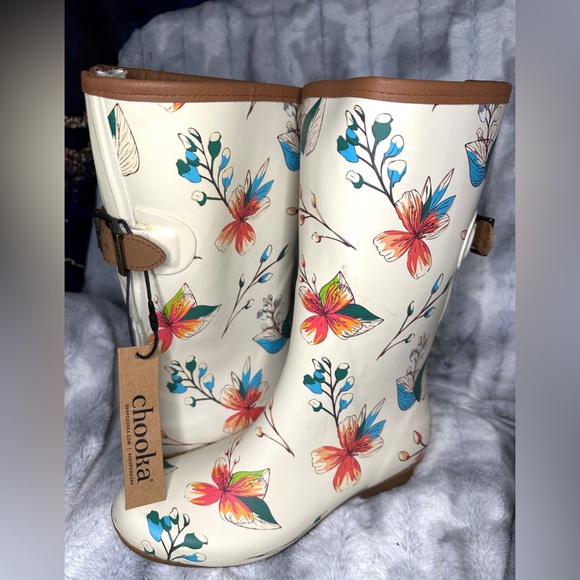 Chooka Women’s Tropics Bainbridge Rain Boots- Size 7 - Picture 1 of 5